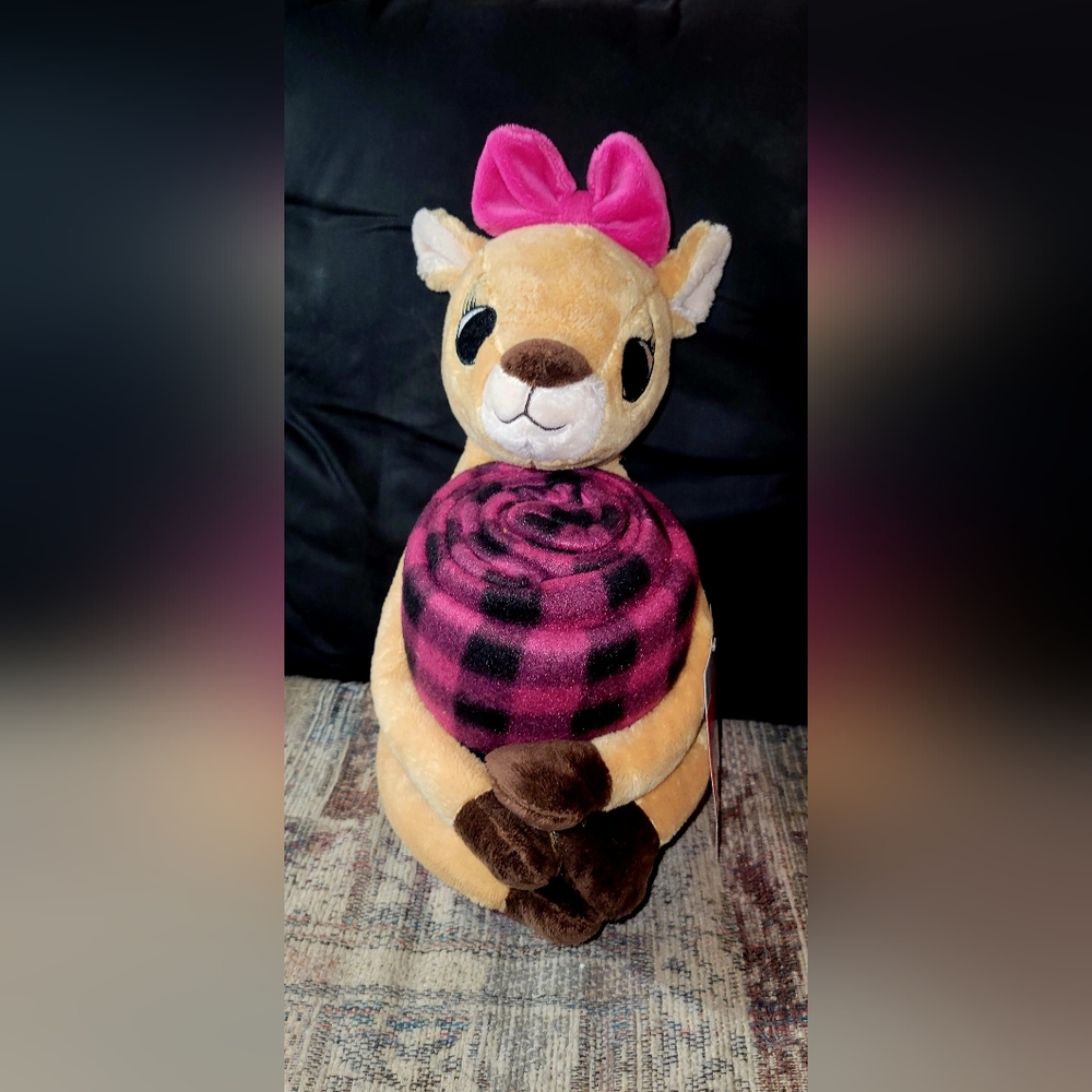 Clarice (Rudolph) Plush Throw - Picture 3 of 3